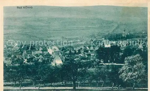 AK / Ansichtskarte Bad_Koenig_Odenwald Panorama Bad_Koenig_Odenwald