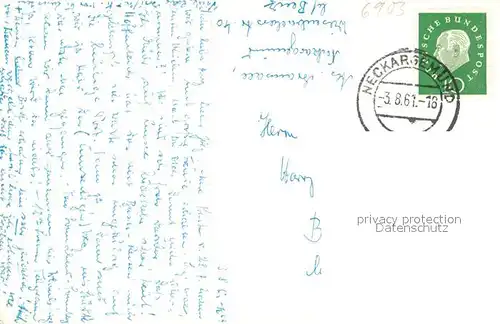 AK / Ansichtskarte Neckargemuend Gasse Altstadt Fachwerkhaeuser Blick zur Kirche Neckargemuend