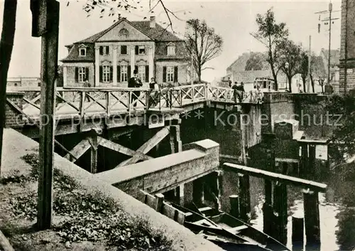 AK / Ansichtskarte Strassenbahn Serie 80 Jahre Strassenbahn Brandenburg Nr 4 St Annen Bruecke um 1912 jetzt Friedensbruecke 