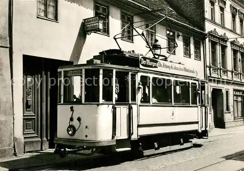AK / Ansichtskarte Strassenbahn Serie 80 Jahre Strassenbahn Brandenburg Nr 15 Tw7 Baujahr 1911 