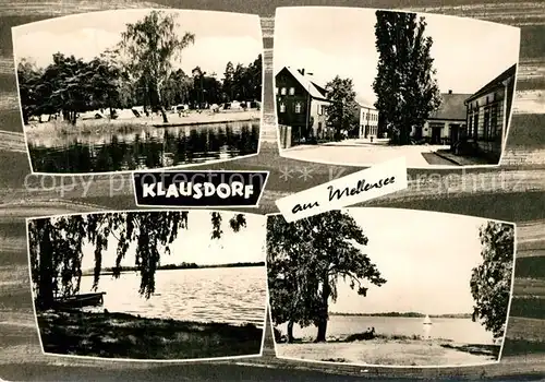AK / Ansichtskarte Klausdorf_Mellensee Campingplatz Uferpartie Badestrand Ortsmotiv Klausdorf_Mellensee