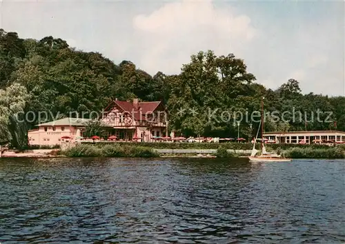 AK / Ansichtskarte Berlin Erholungsstaette Siemenswerder Gartenterrasse Restaurant Berlin