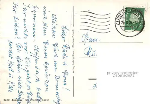 AK / Ansichtskarte Spandau Alte Stadtmauer Spandau