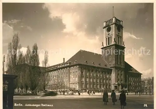 AK / Ansichtskarte Schoeneberg_Berlin Rathaus Schoeneberg Berlin