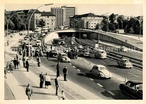 AK / Ansichtskarte Berlin Neue Schnellstrasse am Bahnhof Halensee Berlin