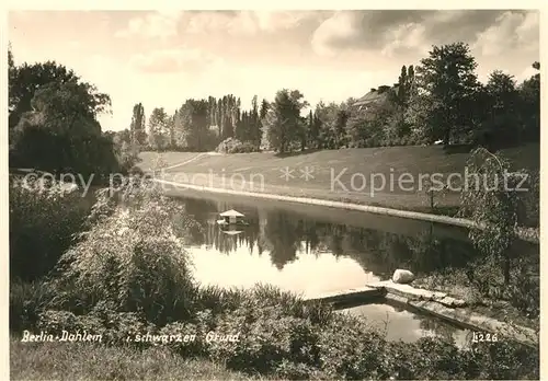 AK / Ansichtskarte Dahlem_Berlin Partie im schwarzen Grund Dahlem_Berlin