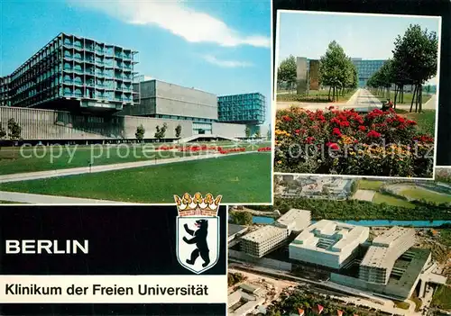 AK / Ansichtskarte Berlin Klinikum der Freien Universitaet Fliegeraufnahme Berlin