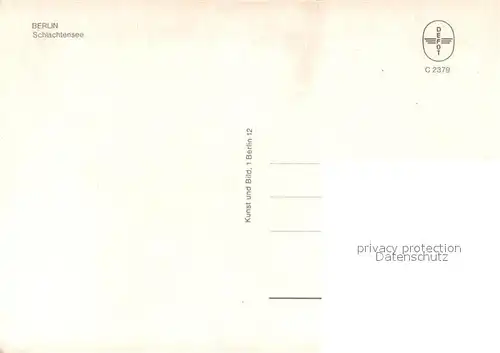 AK / Ansichtskarte Berlin Restaurant Gaststaette am Schlachtensee Bootfahren Berlin