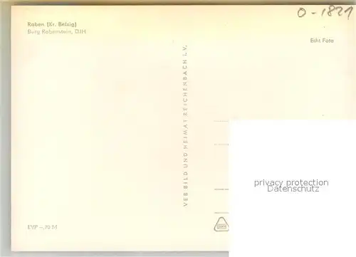 AK / Ansichtskarte Raben_Brandenburg Burg Rabenstein DJH Jugendherberge Landschaftspanorama Raben Brandenburg