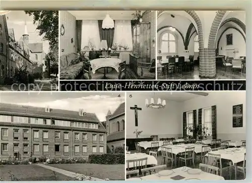 AK / Ansichtskarte Lehnin Diakonissenmutterhaus Klosterkirche Schwesternhaus Kapitelsaal Speisesaal Lehnin