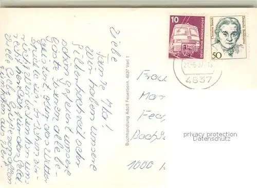 AK / Ansichtskarte Verl Kirche Muehle Haus Schroeder Freibad Ehrenmal Gymnasium Verl