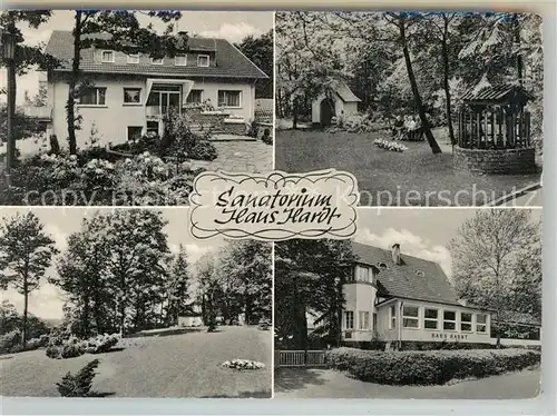 AK / Ansichtskarte Holzem_Eifel Sanatorium Haus Hardt Garten Pavillon Cornely Karte Nr 12344 Holzem Eifel