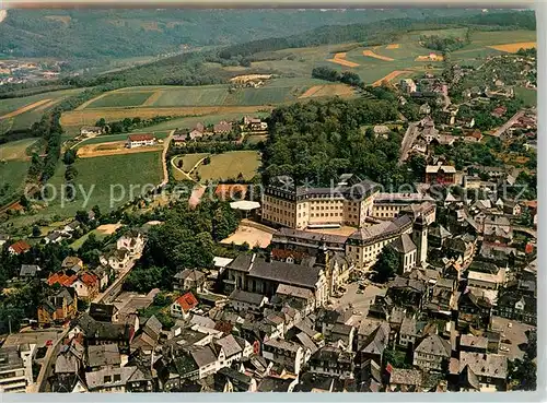 AK / Ansichtskarte Hachenburg_Westerwald 700 Jahre alte mittelalterliche Stadt Fliegeraufnahme Hachenburg_Westerwald