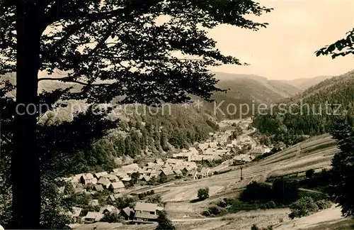 AK / Ansichtskarte Schleusingerneundorf Panorama Blick ins Tal Schleusingerneundorf