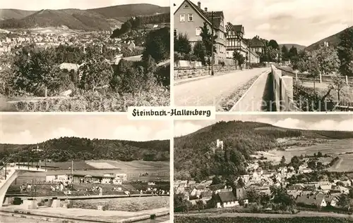 AK / Ansichtskarte Steinbach_Hallenberg Panorama Freibad Steinbach_Hallenberg