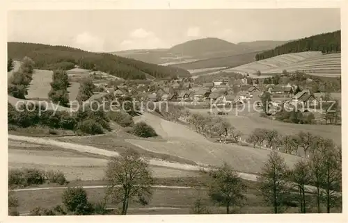 AK / Ansichtskarte Schwarza_Thueringer_Wald Landschaftspanorama Schwarza_Thueringer_Wald