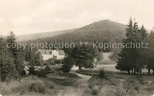 AK / Ansichtskarte Schmalkalden Kleiner Inselsberg Hotel Grenzwiese Thueringer Wald Schmalkalden