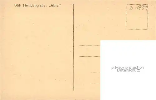 AK / Ansichtskarte Heiligengrabe Stift Abtei mit Kirche Teich Heiligengrabe