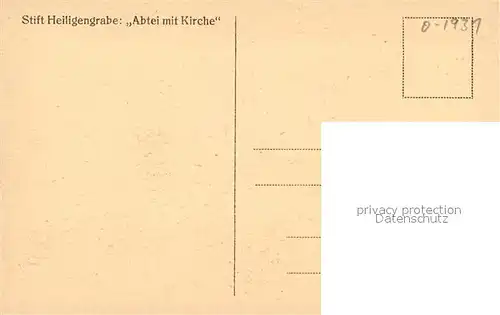AK / Ansichtskarte Heiligengrabe Stift Abtei mit Kirche Teich Heiligengrabe