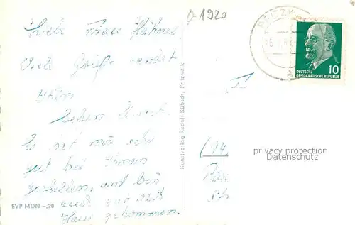 AK / Ansichtskarte Pritzwalk Stresemannstrasse Putlitzer Strasse Kyritzer Strasse Krankenhaus Pritzwalk