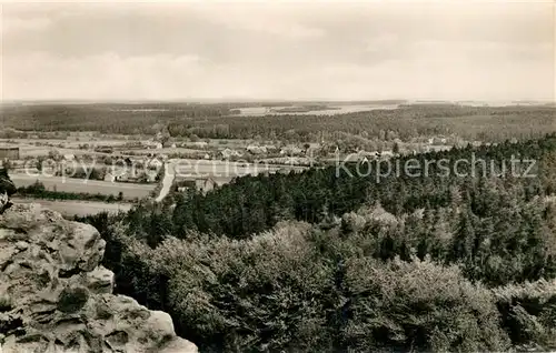 AK / Ansichtskarte Raben_Niemegk Panorama Blick auf den Ort Raben Niemegk