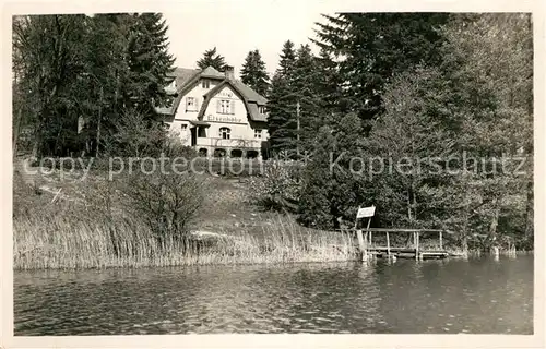 AK / Ansichtskarte Flecken_Zechlin FDGB Erholungsheim Elsenhoehe am See Handabzug Flecken_Zechlin