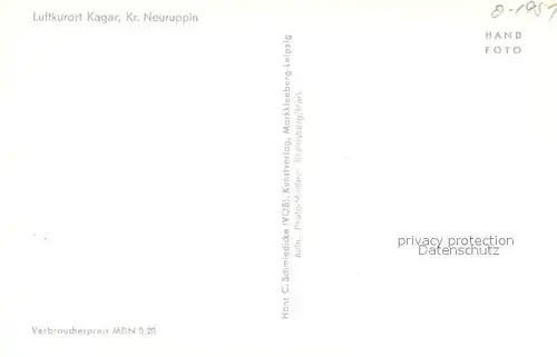 AK / Ansichtskarte Kagar Uferpartie am Kagarsee Kagar