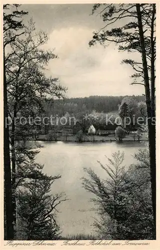 AK / Ansichtskarte Tornow_Neuruppin Forsthaus Rothstiel am Tornowsee 