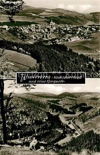AK / Ansichtskarte Winterberg_Hochsauerland Panorama Winterberg_Hochsauerland