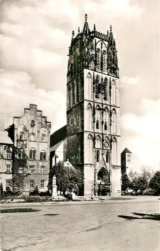AK / Ansichtskarte Muenster_Westfalen Oberwasserkirche Muenster_Westfalen