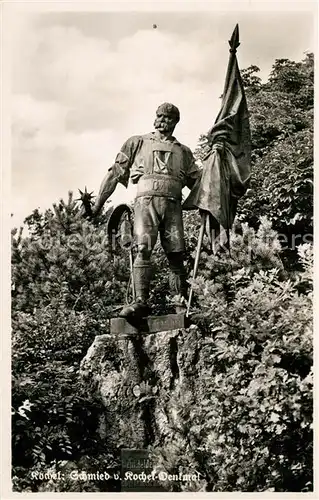 AK / Ansichtskarte Kochel_See Schmied von Kochel Denkmal Kochel_See