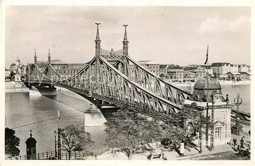 AK / Ansichtskarte Budapest Franz Josef Bruecke Budapest