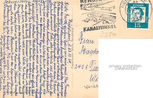 AK / Ansichtskarte Rendsburg Fliegeraufnahme Rendsburg