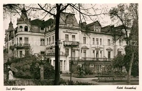 AK / Ansichtskarte Bad_Wildungen Hotel Kaiserhof Bad_Wildungen