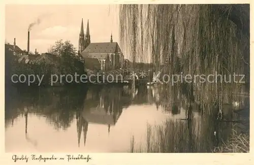 AK / Ansichtskarte Goerlitz_Sachsen Neisse Peterskirche Goerlitz Sachsen
