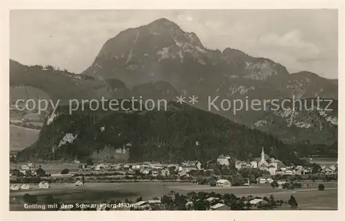 AK / Ansichtskarte Golling_Salzach Panorama Schwarzaberg Golling Salzach