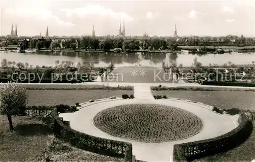 AK / Ansichtskarte Luebeck Blick vom Tor der Hoffnung Wokenitz Stadtpanorama Luebeck