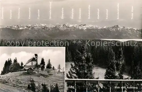 AK / Ansichtskarte Bernbeuren Gasthaus Auerberg Bergketten Bernbeuren