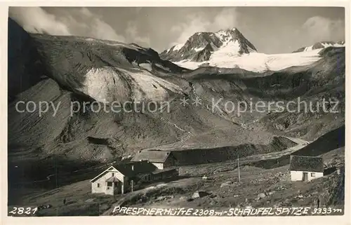 AK / Ansichtskarte Dresdnerhuette Schaufelspitze Dresdnerhuette