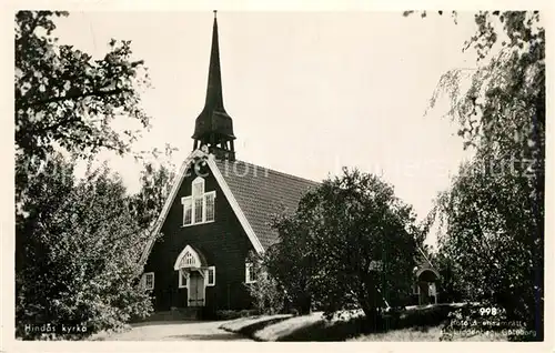 AK / Ansichtskarte Hindas Kyrka Hindas