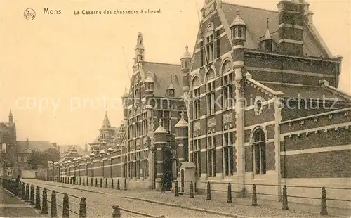 AK / Ansichtskarte Mons_Belgien Caserne des chasseurs a cheval Mons Belgien