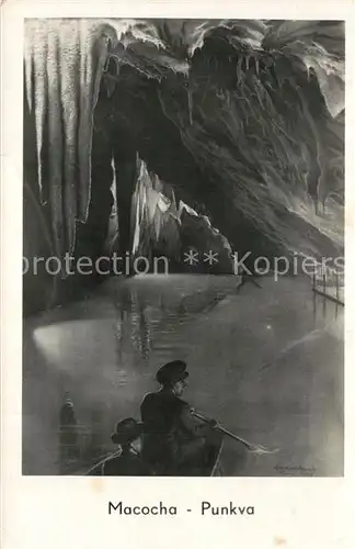 AK / Ansichtskarte Macocha_Tschechien Punkva Macocha Tschechien