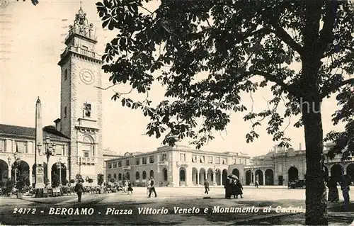 AK / Ansichtskarte Bergamo Piazza Vittorio Veneto e Monumento ai Caduti Bergamo