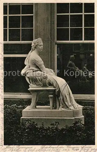 AK / Ansichtskarte Bad_Pyrmont Denkmal Koenigin Luise Bad_Pyrmont