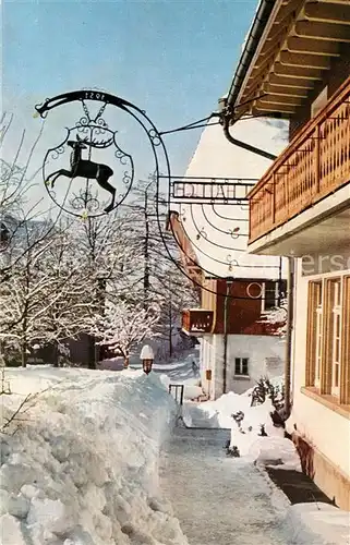 AK / Ansichtskarte St_Maergen Hotel zum Hirschen  St_Maergen