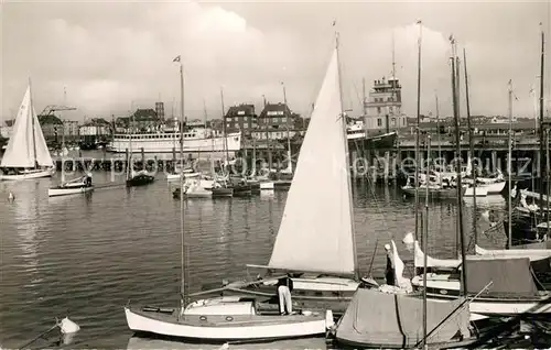 AK / Ansichtskarte Cuxhaven_Nordseebad Hafen Cuxhaven_Nordseebad