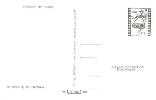 AK / Ansichtskarte Muehldorf_Inn Fliegeraufnahme Muehldorf Inn