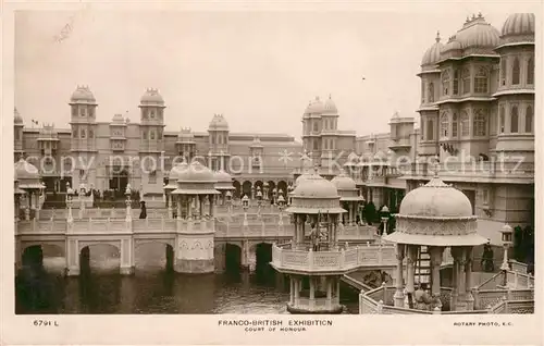 AK / Ansichtskarte London White City Franco British Exhibition Court of Honour London