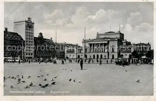 AK / Ansichtskarte Leipzig Augustusplatz Leipzig