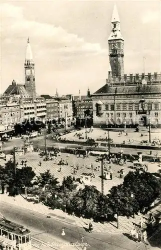 AK / Ansichtskarte Copenhagen_Kobenhavn The Town Hall square Copenhagen Kobenhavn